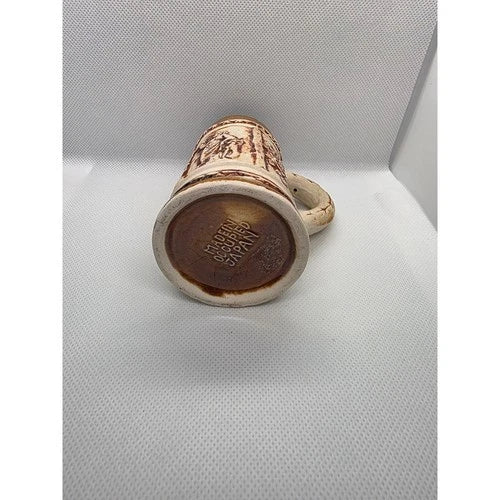 Vintage Made in Occupied Japan Ceramic Beer Stein Relief Classical Figures Mug